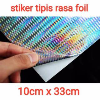  Stiker  hologram  ORI JAPAN rasa foil tipis banget Shopee  