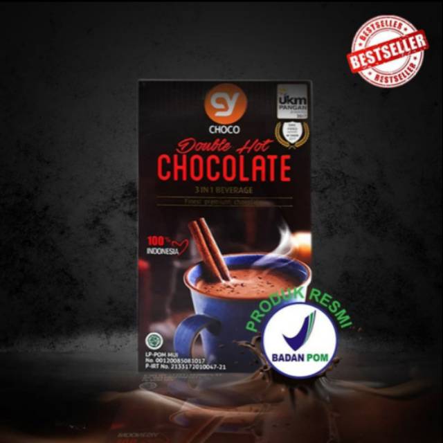 

Minuman Coklat//CY Double Hot Chocolate 40 g x 8 sashet