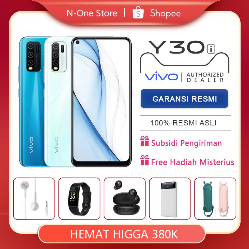 Vivo Y30i hp 4GB/64GB Garansi Resmi vivo Indonesia hp murahTerbaru 2020