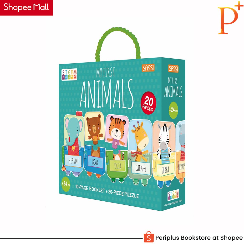 Jual Steam Puzzle Animals-9788830304802-Buku Ori Periplus | Shopee ...