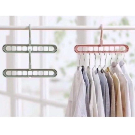 Magic Hanger Plastik 9  In 1 Serbaguna Murah