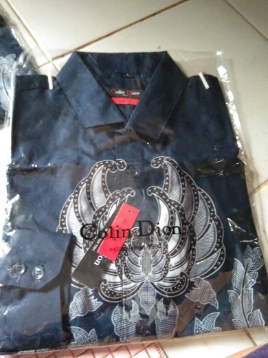 Kemeja Batik Pria Slim Fit Baju Batik Slim Fit Lengan Panjang Ckl17