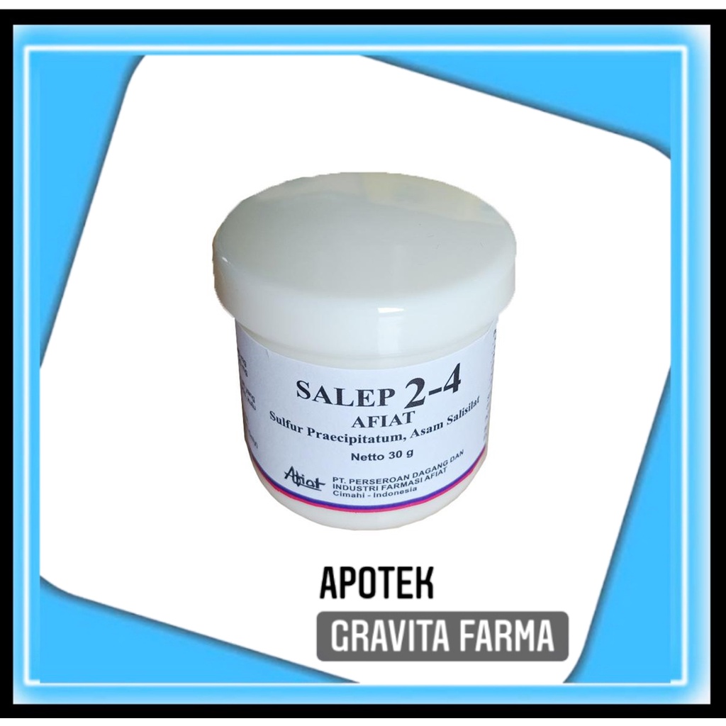 Salep 24 asam salisilat sulfur zalf 2-4 30 gram