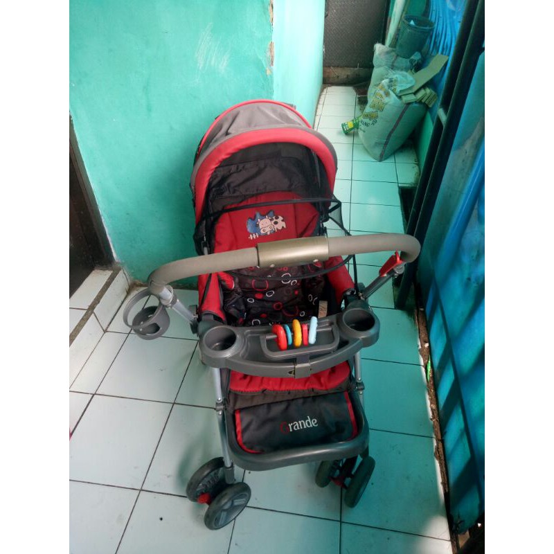 stroller pliko grande preloved