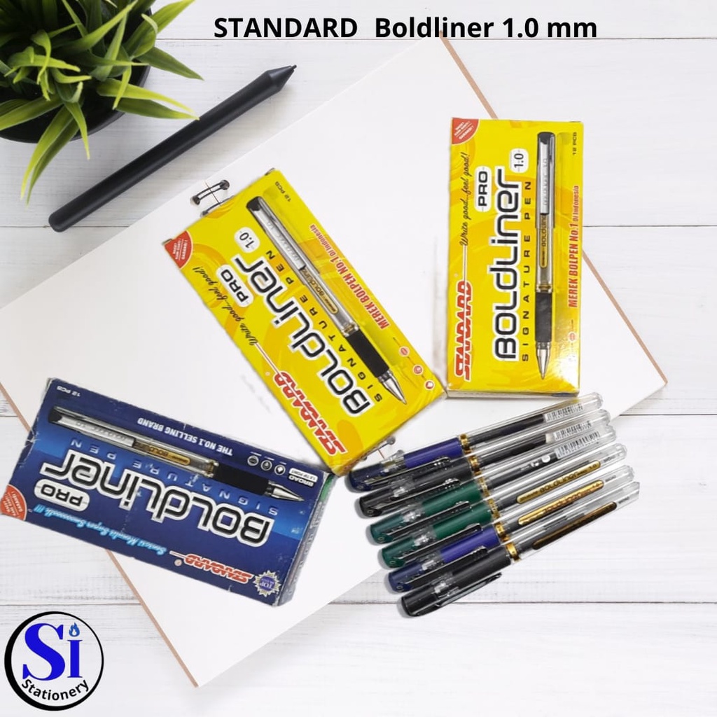 

Pulpen Standard Boldliner Pro 1.0mm Asli/Standard Pen Boldliner Pro 1.0mm Original