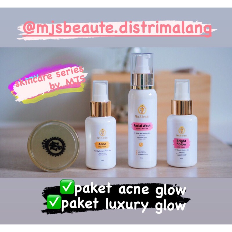 skincare MJS Acne glow & Bright Glow
