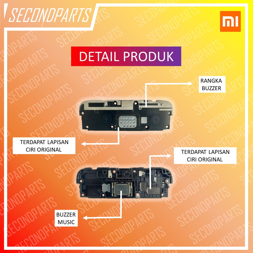 SPEAKER MUSIC BUZZER LOUDSPEAKER XIAOMI REDMI 6A / 6  ORIGINAL COPOTAN