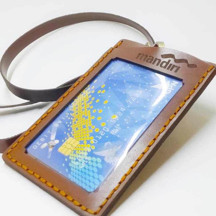 

iD card holder kulit asli,name tag kulit asli ,id card costum nama