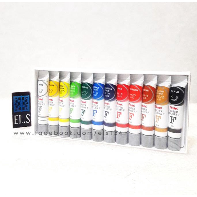 

Pentel Water Color 12 Warna ( Cat Air ) READY STOK