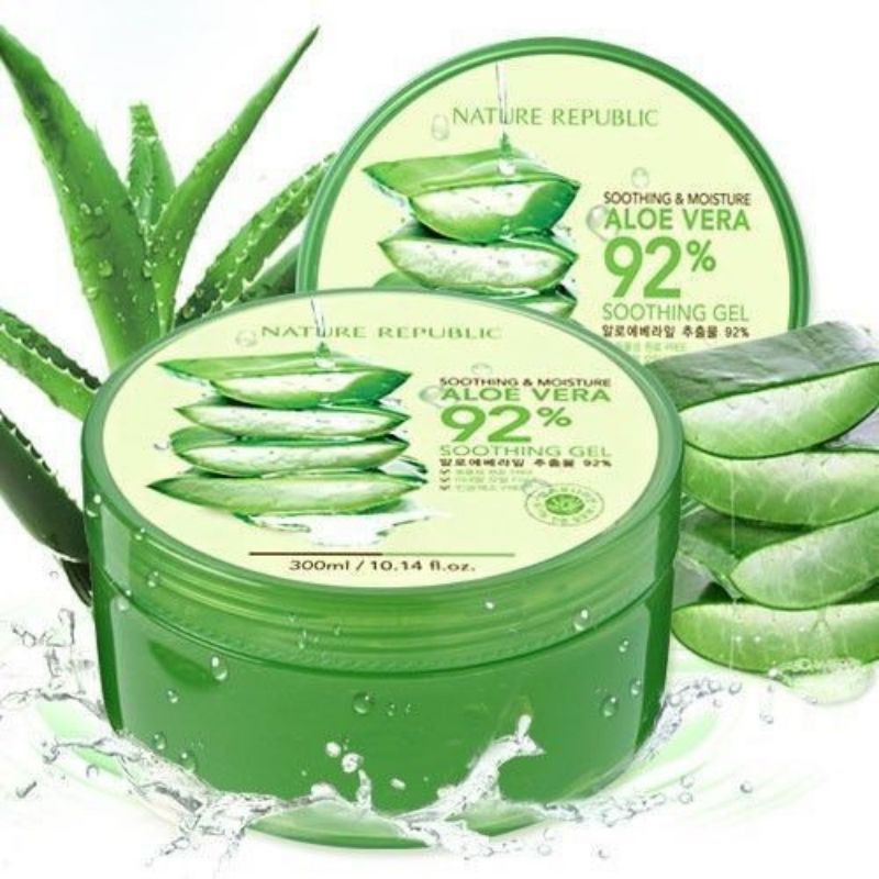 (*) NATREP ORIGINAL Soothing &amp; Moisture Aloe Vera 92% Soothing Gel 300ml