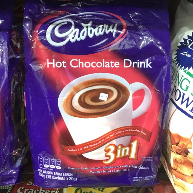 

Cadburry 3 in 1 isi 15 sachet