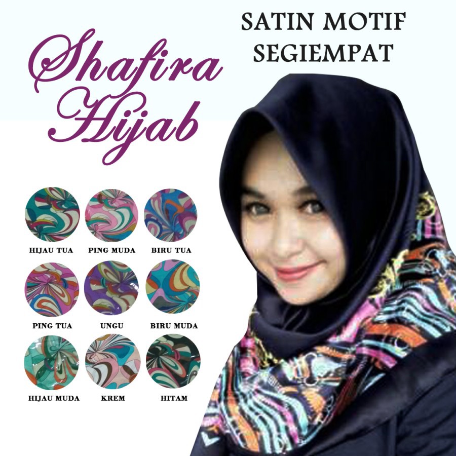 Hijab Satin Motif