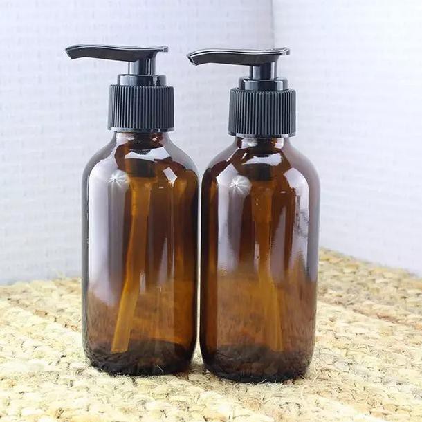 ✅New Botol Pump Kaca Tebal 250ml - 250ml