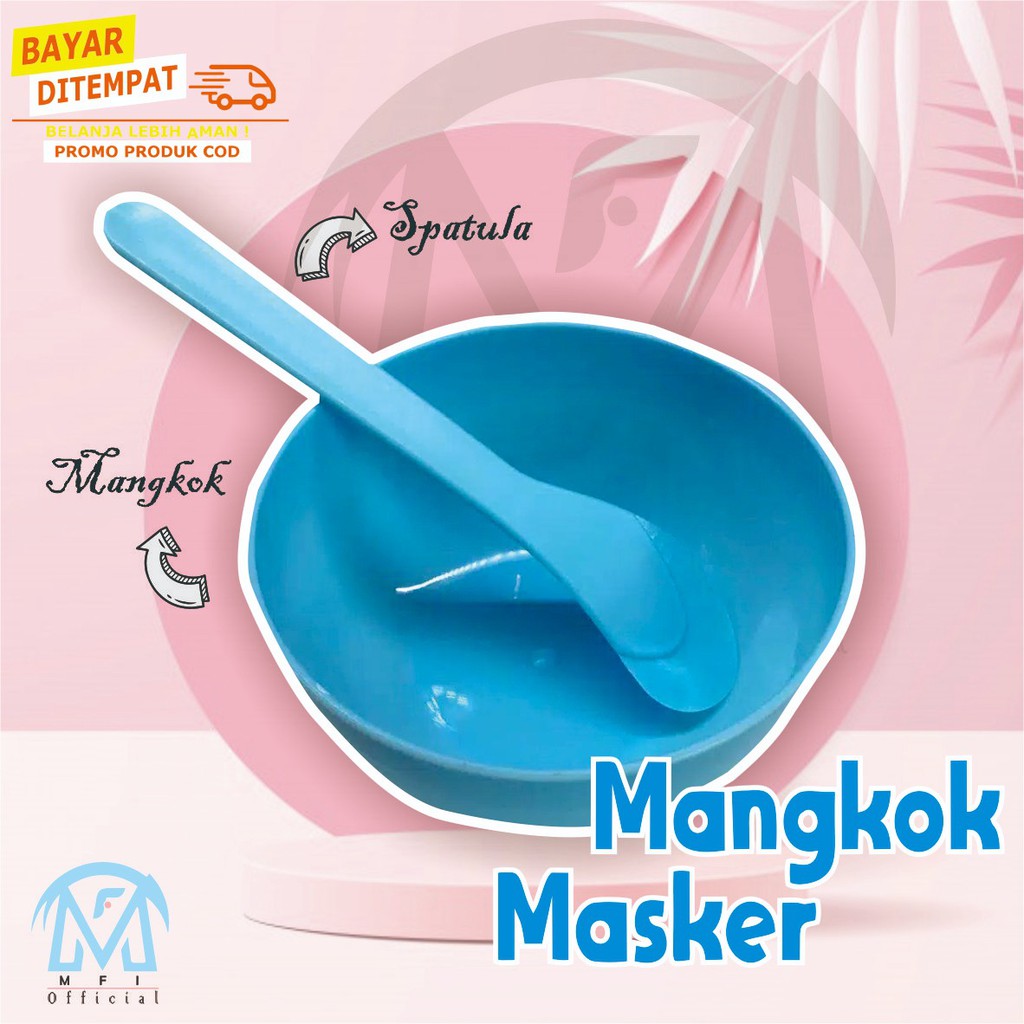 MANGKOK MASKER SET (MANGKOK + SPATULA) MANGKUK MASKER