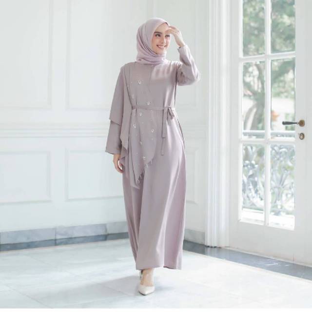 ZALIA DRESS VANILLA HIJAB