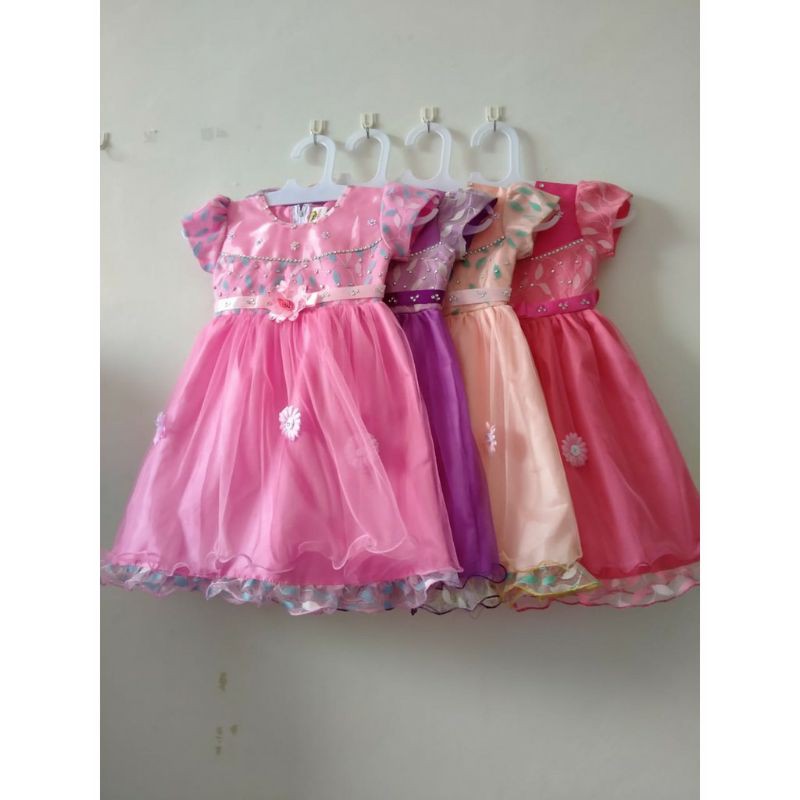 Baju Anak Perempuan 2- 4 tahun Gaun Anak Perempuan Dress Anak baju pesta anak baju princess