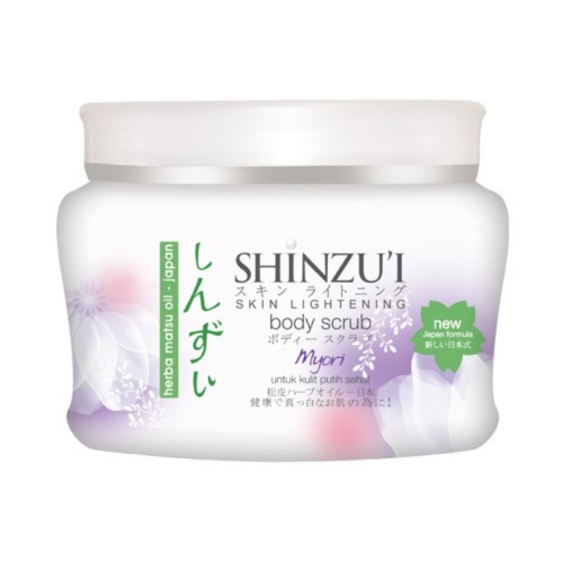 SHINZUI SKIN LIGHTENING BODY SCRUB 200 gr 120 gr LULUR SHINZUI FREE SABUN