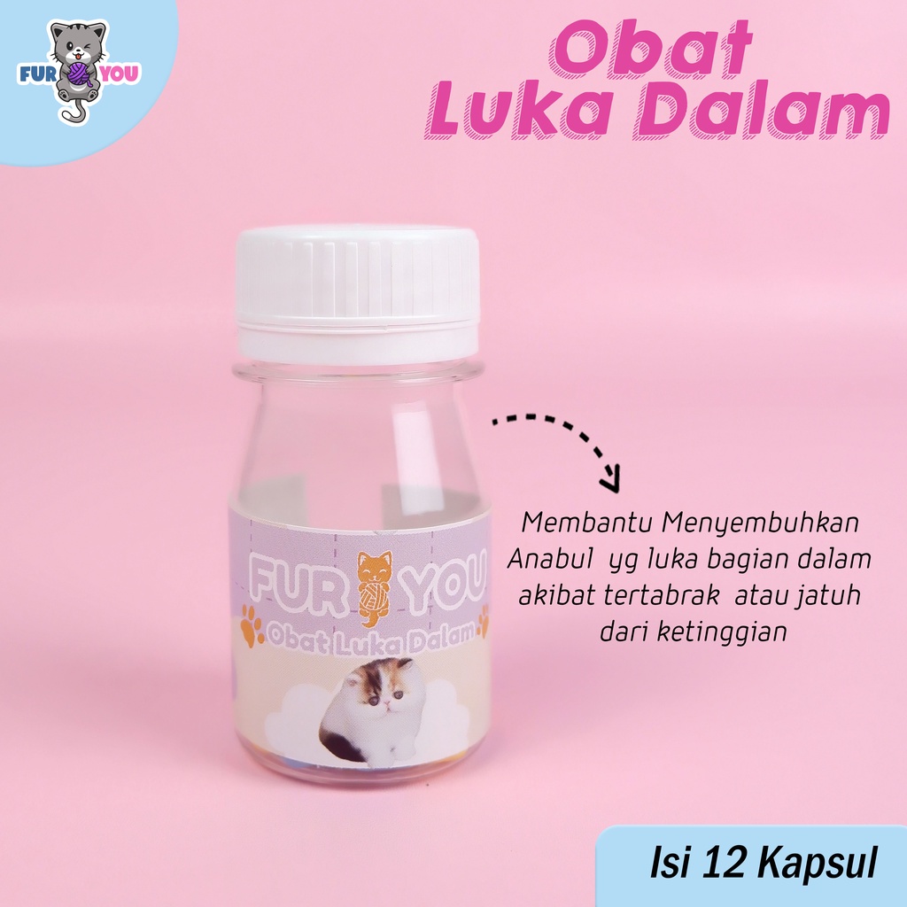 FUR YOU Obat luka dalam kucing untuk penanganan kucing pincang keseleo bengkak sendi