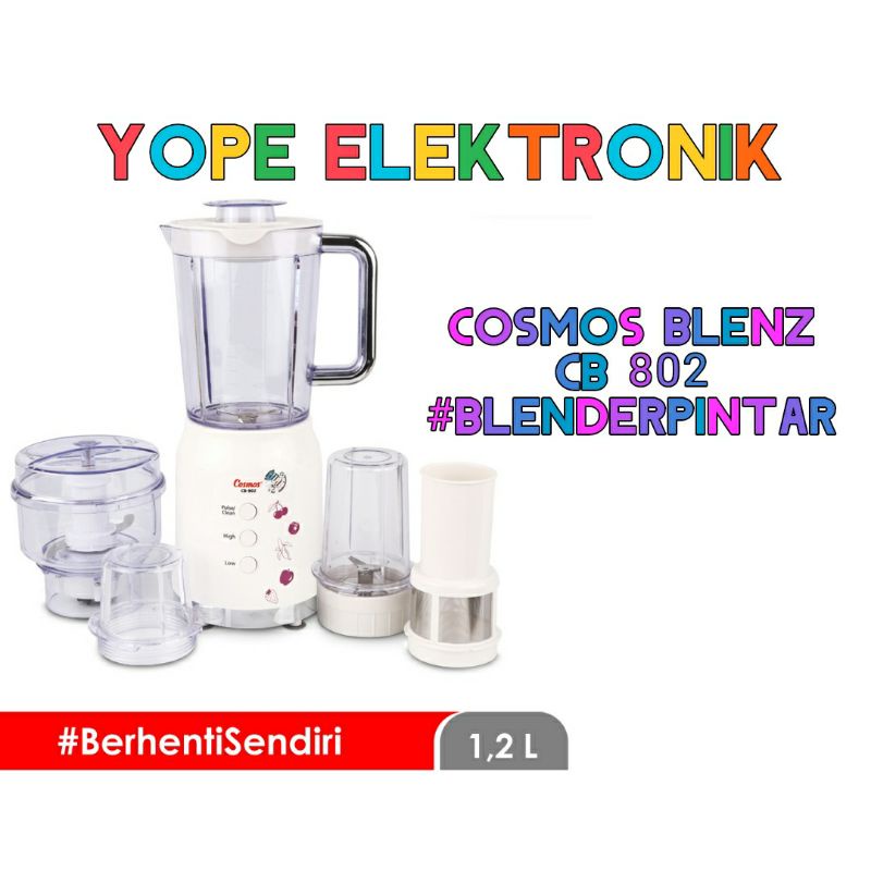 BLENDER COSMOS BLENZ CB 802 CHOPPER JUICER COSMOS 4IN1 COSMOS