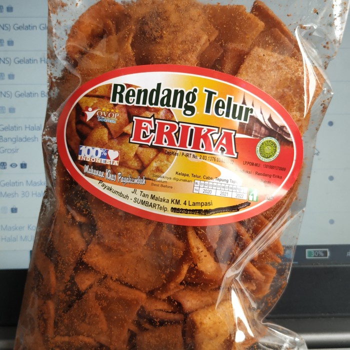 

TERBARU Rendang (Keripik) Telur UDA DIEGO " BIKIN SEMANGAT TERUUUS