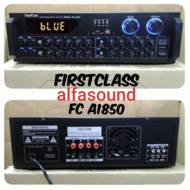 Power Amplifier Karaoke FIRSTCLASS FC A1850 fc-a1850
