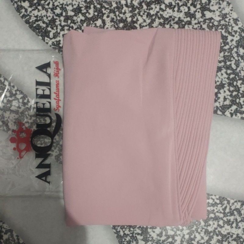 (Bisa COD) Leaf Khimar Cerutty Anqueela Syafaluma-DustyPink