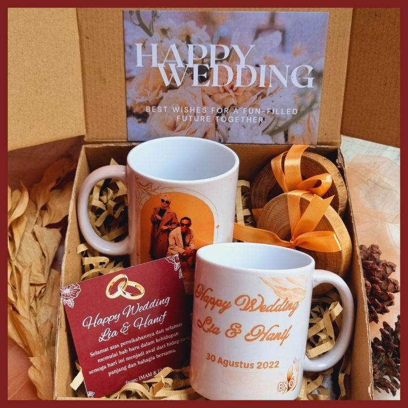 Mug Couple / Kado Wedding / Hadiah Pernikahan