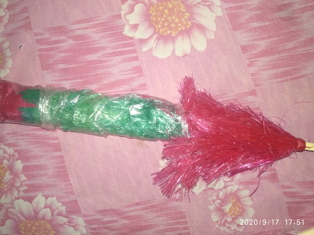 Kemoceng Bulu Ayam 1 Warna Murah