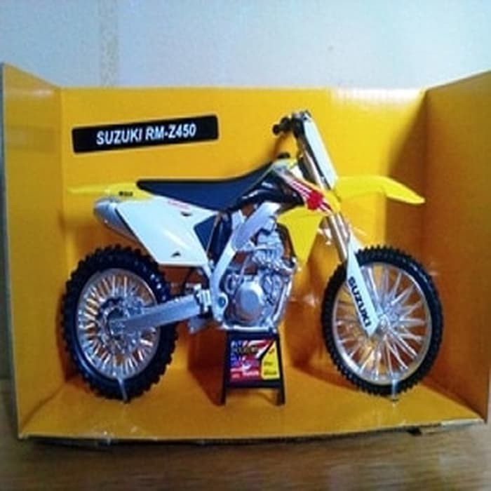 Diecast Ducati - Diecast New Ray Vespa - Diecast Motogp Miniatur Motor Cross Trail Suzuki Rmz450
