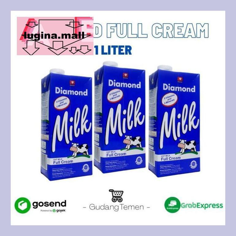 

Lugeypsum Susu Diamond Uht Full Cream 1 Liter / Ecer S30Luu