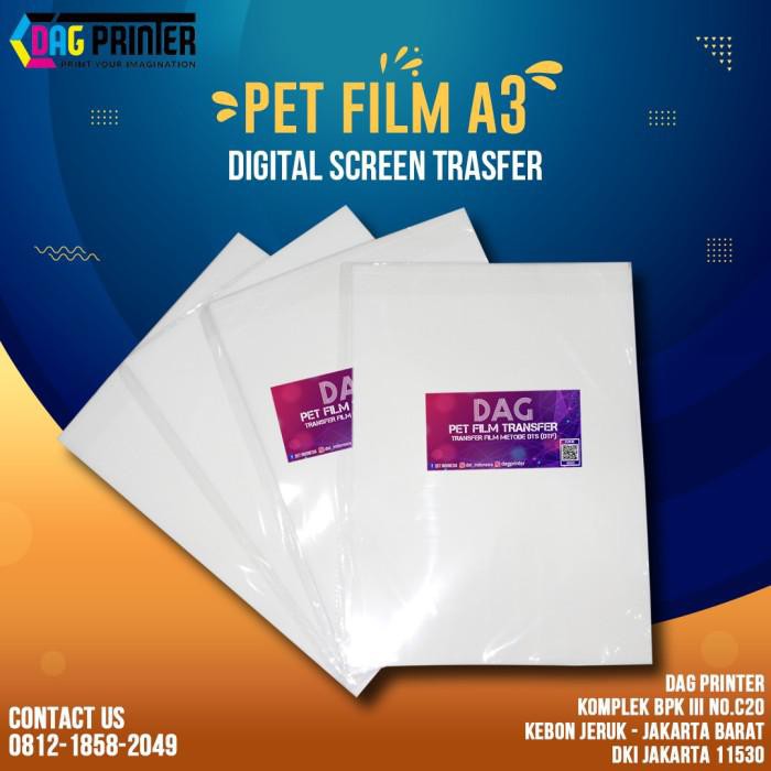 

Kertas / Dts Pet Film A3 Sheet