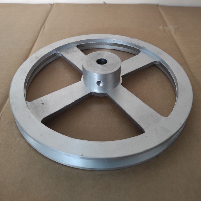 Pulley pully 8 inch A1 as 12 mm puli pully alumunium