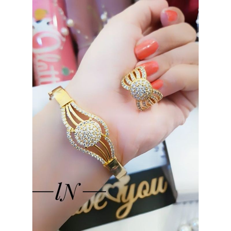 Xuping Gelang dan Cincin LN11gc
