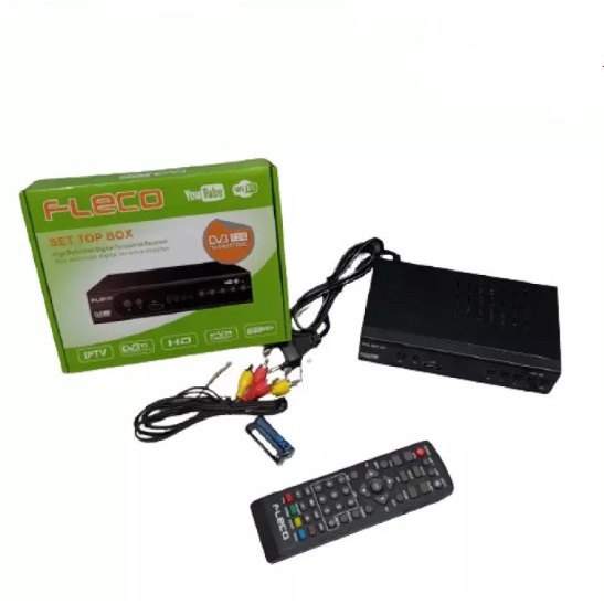 COD Set Top Box Fleco DVB T2 HD Digital Antena UHF