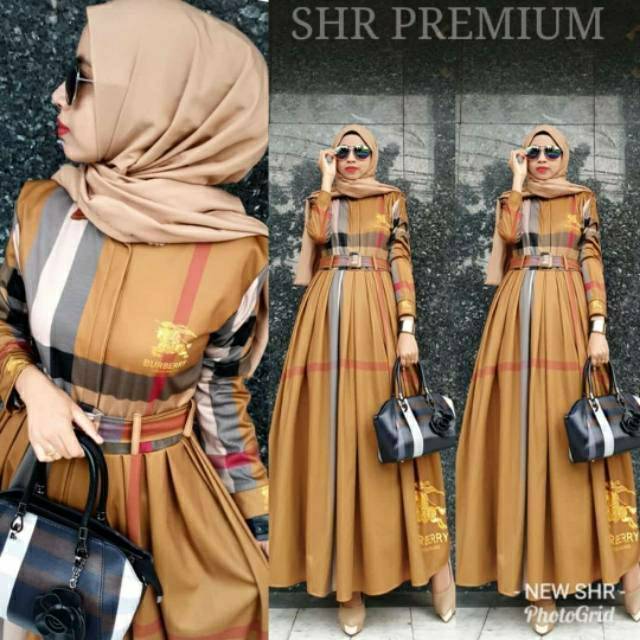 Maxi Dress Scuba SHR - 2Warna