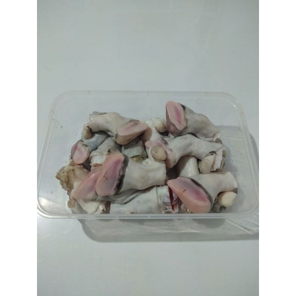 

kaki kambing siap masak