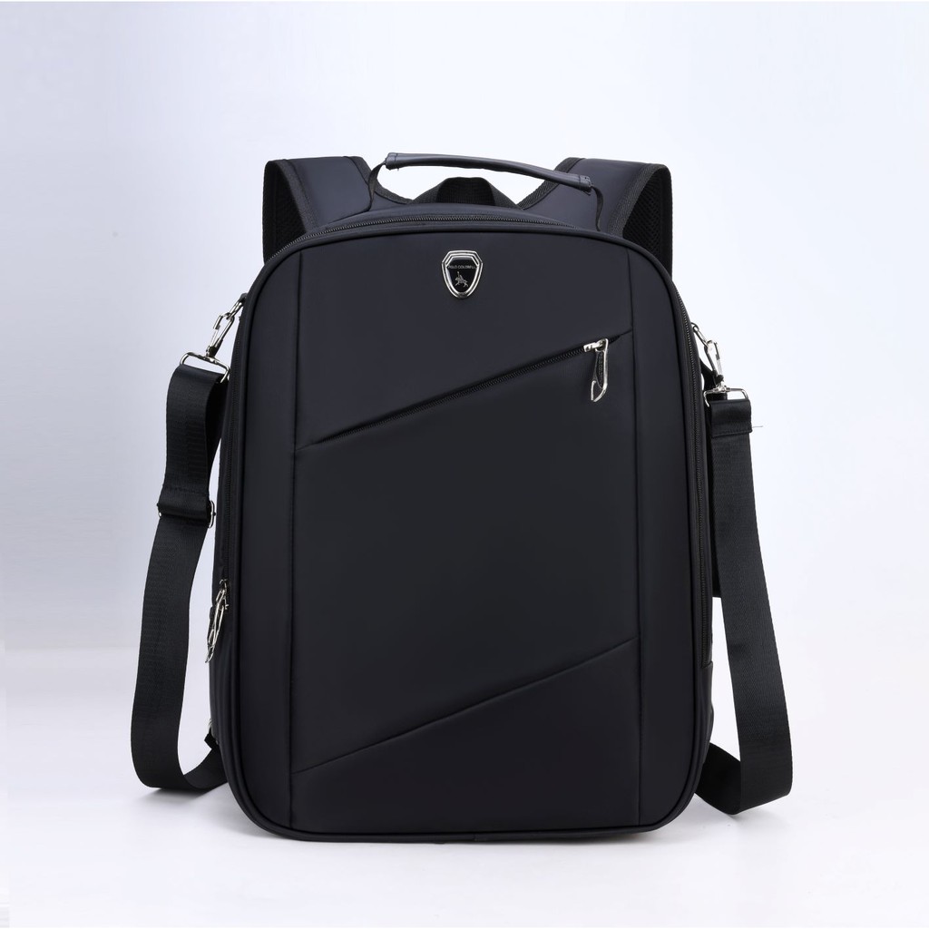 TAS RANSEL LAPTOP POLO COLORFUL 4018# BISA SELEMPANG - CHARGER USB