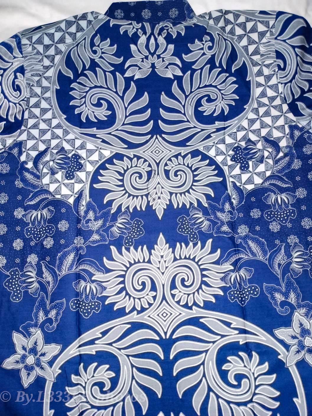 Gardha Navy Kemeja Batik Pria Eksklusif Lengan Pendek Modern Seragam Batik Ori By Anjani