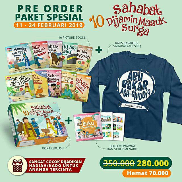 10 Sahabat Dijamin Masuk Surga