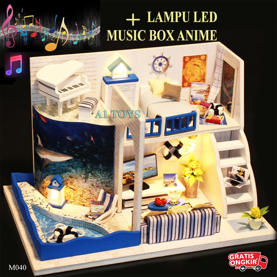 Mainan rumah rumahan mainan rumah boneka mainan rumah miniatur mainan rumah kayu mainan dollhouse ma
