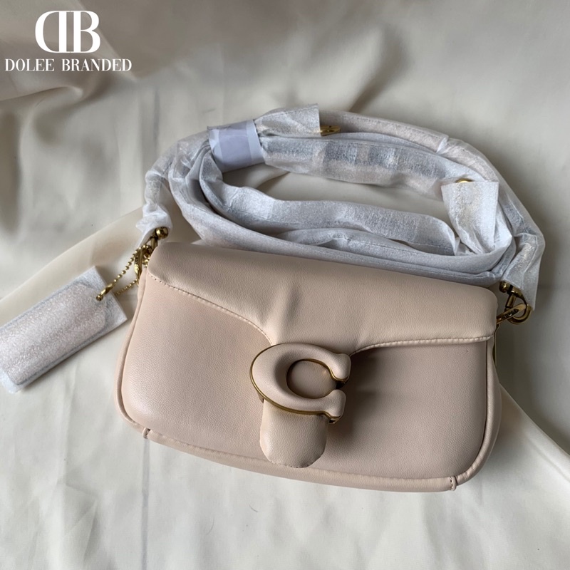 COACH  Pillow Tabby Shoulder Bag 18 Ivory  (C3880)