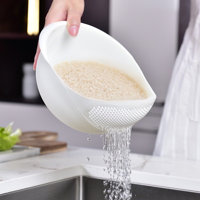 Baskom Saringan Tirisan Cuci Beras Buah Sayur Drain Basket BASKOM CUCI BERAS BUAH DAN SAYURAN Wadah 