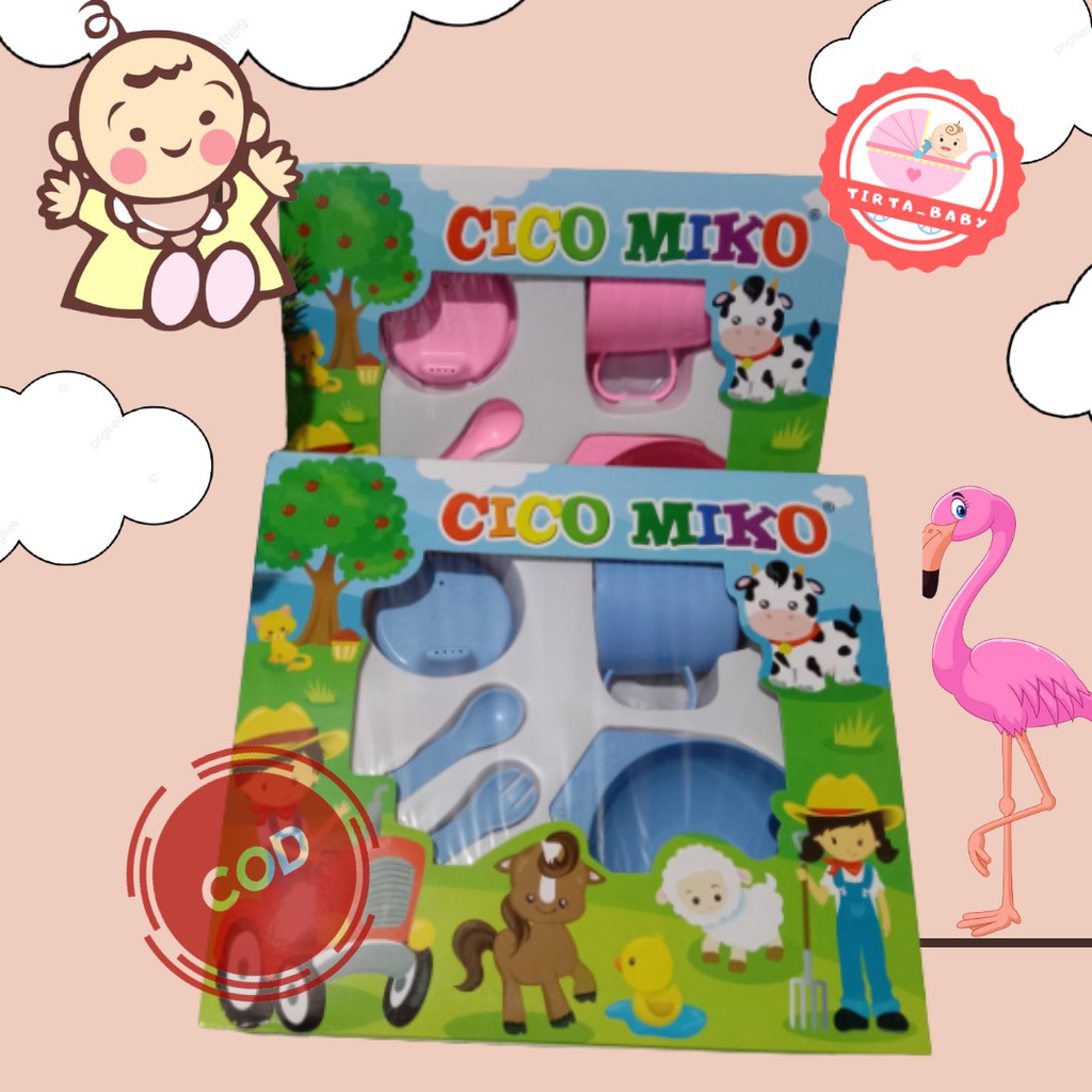 CIKO MIKO PERALATAN MAKAN BAYI FEDING SET KECIL