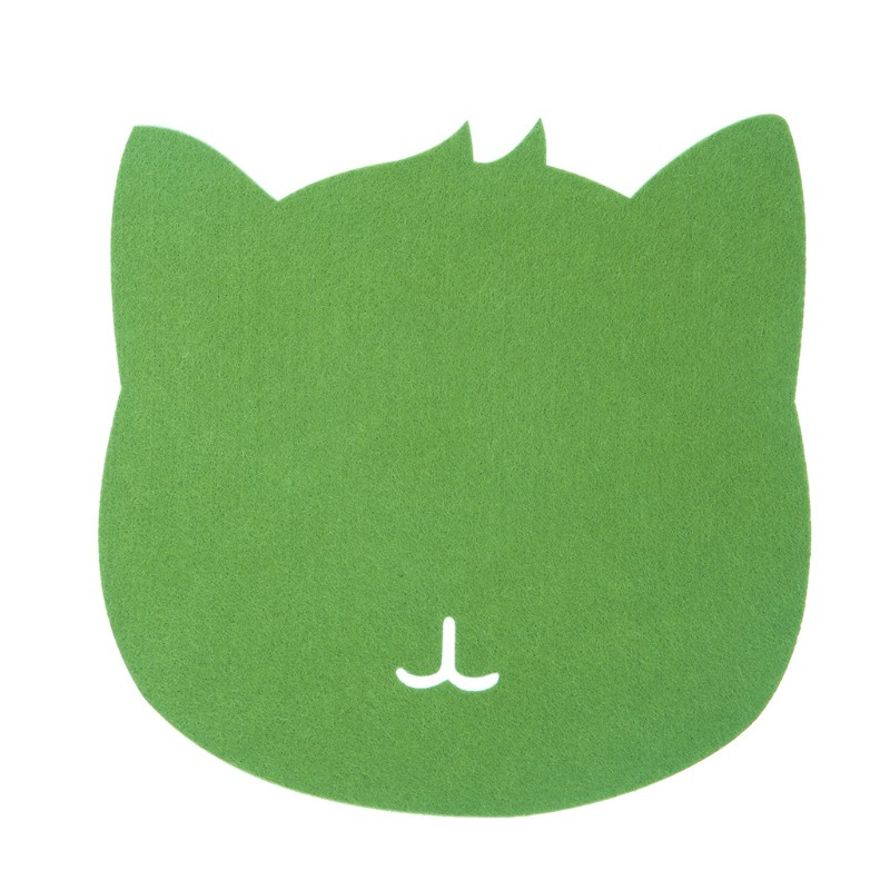 CRE  Universal Thicken Mouse Pad Felt Cloth 200x200x3mm Cute Cat Mouse Pad Mat