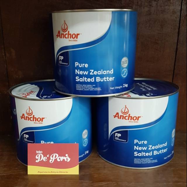 

Anchor Golden Fern Salted butter 2kg khusus ojol