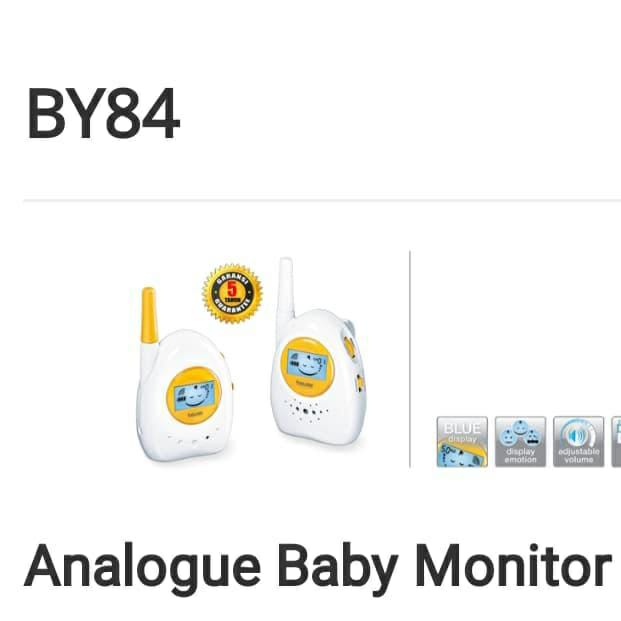 Beurer BY84 Analogue Baby Phone (Monitor bayi)