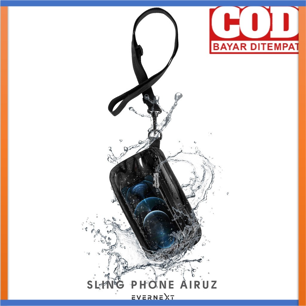 Tas Leher HP Dompet Kalung Selempang Gantung Leher Hanging Wallet Tempat Kartu ATM Anti Air Murah