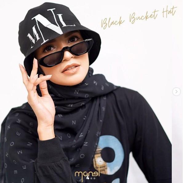Bucket Hat Black by Monel - Topi Monel Terbaru