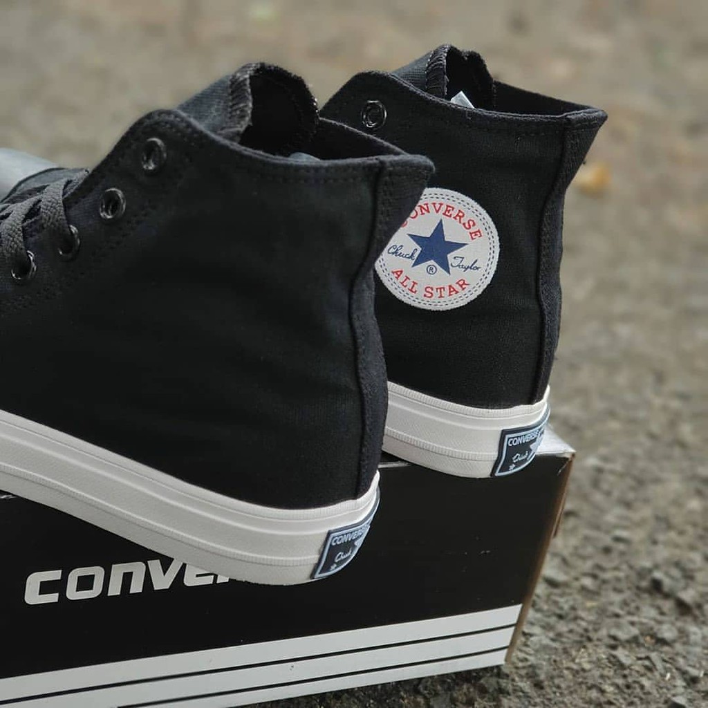 Sepatu Converse CT Underfeated Hitam Import Vietnam Sneakers Casual Sekolah Kuliah Kerja Pria Wanita