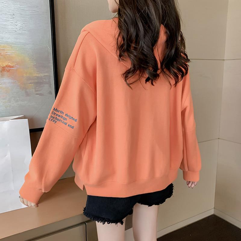 [littlecrab] Jacket Zipper Oversize Polos Sz Hoodie Resleting Bordir Martin Designed Drawings Incharcoal and Cray Hitam Orange Putih Jaket Berkualitas Simple Elegan Plain Korean Style